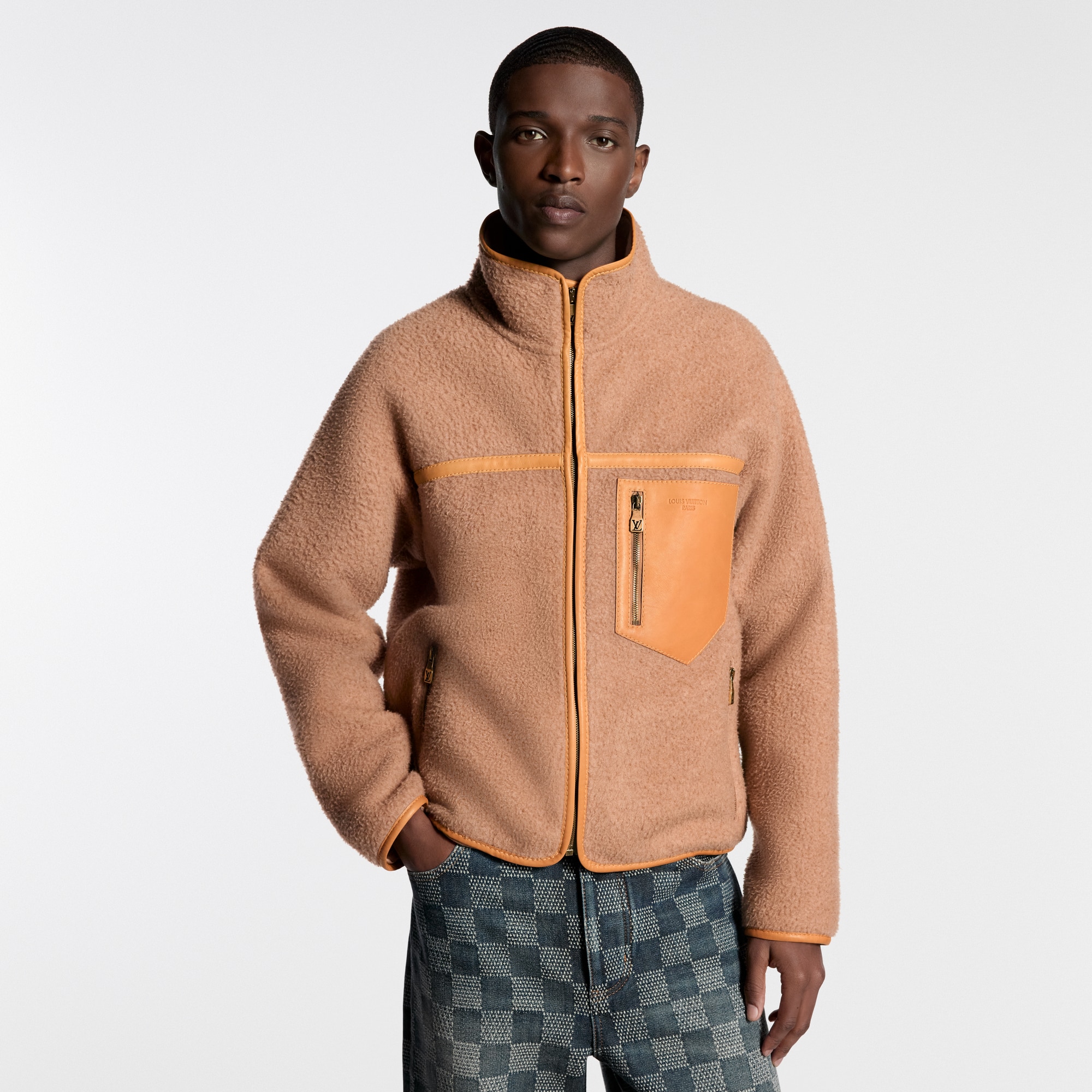 ルイヴィトン 最上級 ダブルフェイス カシミヤ混 ジャケット ブラック 46 ルイヴィトン 最上級 ダブルフェイス カシミヤ混 ジャケット ブラック